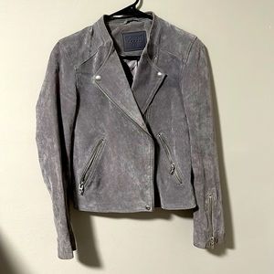 BLANK NYC Suede Moto Jacket